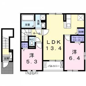 アルゴカミーノ 2階 の間取り画像