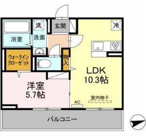 ルーチェ道後 3階 の間取り画像