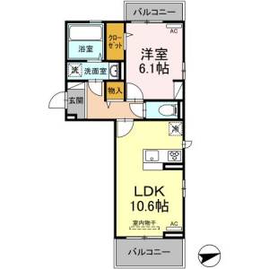 ルーチェ道後 3階 の間取り画像