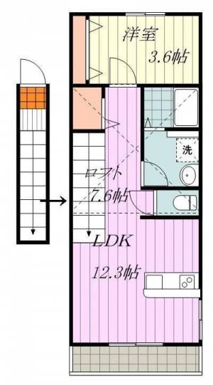 PartenaireKumanodaiRevelize 3階 の間取り画像