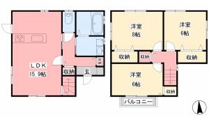 アトレタウン土居田 1階 の間取り画像