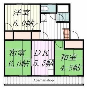 コーポ永木 207の間取り画像