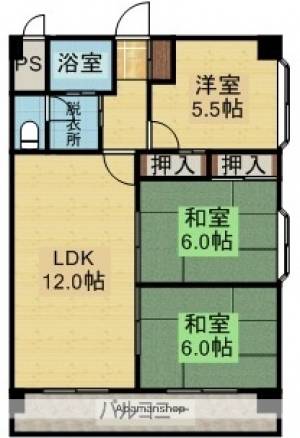 サンルーム90 201の間取り画像