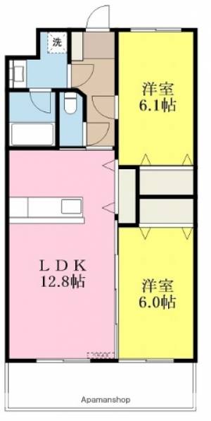 クレールマノワール 202の間取り画像