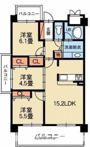 ヴィラＮ 404の間取り画像