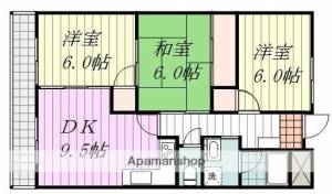 コーポ富久 203の間取り画像