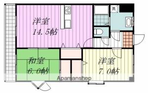 サザンビュー21 601の間取り画像