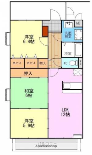 マンションＴ＆Ｓ 305の間取り画像