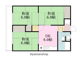 松山南ハイツ 202の間取り画像