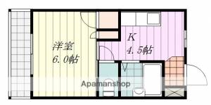 山十マンション 401の間取り画像