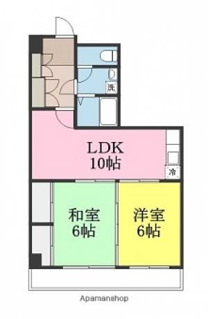 西沢ビル 203の間取り画像