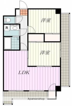 グレースハイツ保免 407の間取り画像