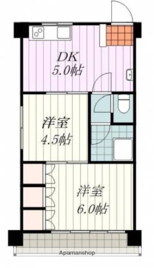 ブランノワール和泉 303の間取り画像