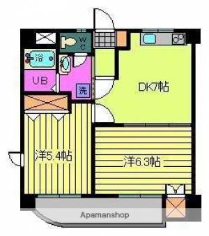 Ｍａｒｉｎｅ　ＰａｌｅｔｔｅV 602の間取り画像