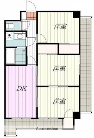 グレースハイツ保免 207の間取り画像