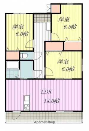 アトリウムＡ 302の間取り画像