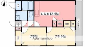 モナーク余戸 304の間取り画像