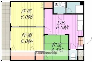 石井ハイツ 105の間取り画像