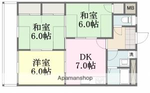 室町ハイツ 505の間取り画像