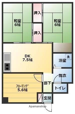 マンション　マツシゲ 106の間取り画像