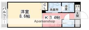 ルミナス雄郡 204の間取り画像