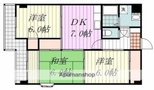 カマタハイツ 306の間取り画像