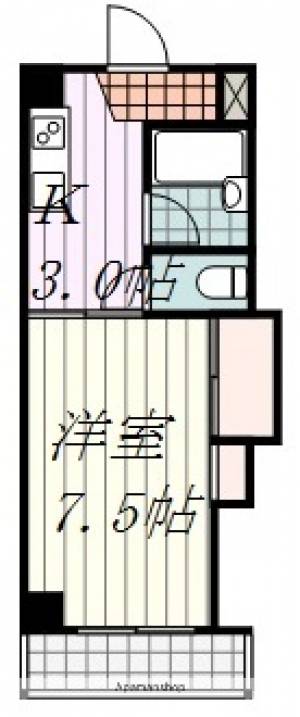 マツケンビル 402の間取り画像