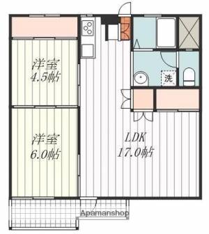 オックスフォード・サーカス土居田II 202の間取り画像