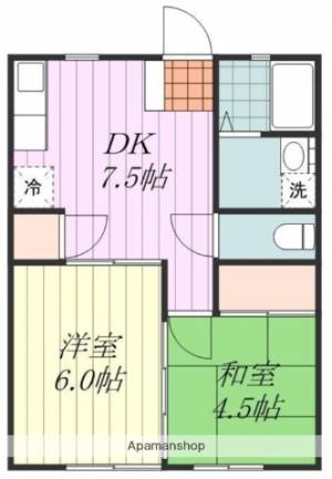 パルデンス青木 105の間取り画像