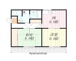 コーポ雅 403の間取り画像