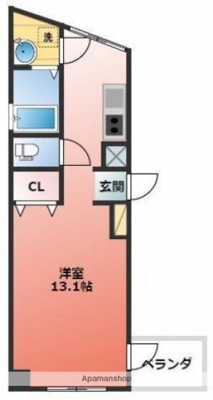 リューレント雄郡 402の間取り画像