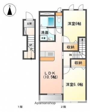 ピヒラヤ土居 206の間取り画像