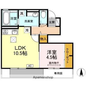 Ｄ－ｒｏｏｍ土居田 103の間取り画像