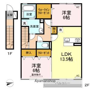 Ａ＆Ｍ朝生田　Ａ棟 A202の間取り画像