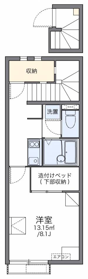 レオネクストアビタシオン春日 207の間取り画像