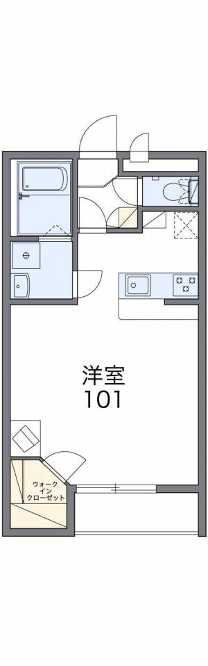 レオパレスグランドカメリアVII 111の間取り画像