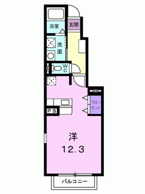 クレメント・エヌ　Ｂ 105の間取り画像