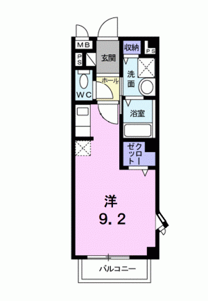 ミニヨンハウス 201の間取り画像