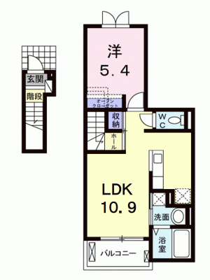 リトモ　フェリーチェ　IV 202の間取り画像