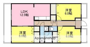 コーポ津吉 3の間取り画像