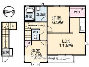 フサクラヴィエ　Ａ棟 203の間取り画像