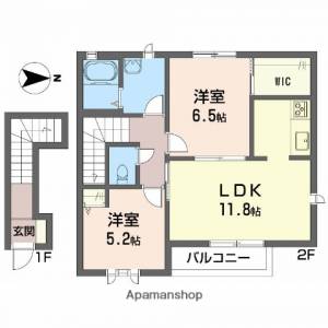 フサクラヴィエ　Ａ棟 203の間取り画像