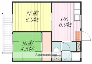 清水ハイム 203の間取り画像