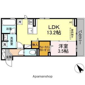 プルミエール和泉 202の間取り画像