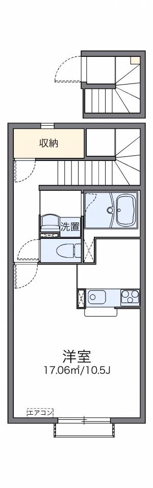 レオネクストはぶ 207の間取り画像