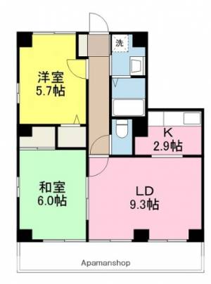 フォブールＭII 302の間取り画像