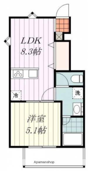 ソルフィールド和泉北 103の間取り画像