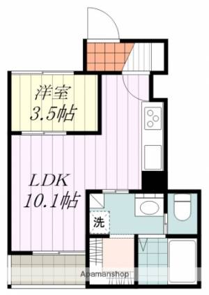 ＢＥＥＫＳ高岡 102の間取り画像