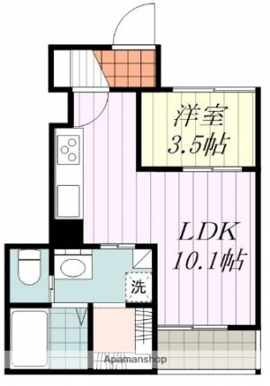 ＢＥＥＫＳ高岡 103の間取り画像