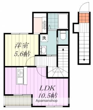 ＢＥＥＫＳ高岡 205の間取り画像